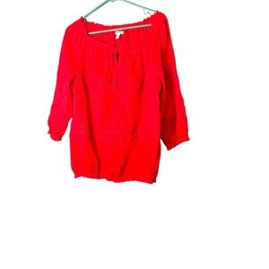 Old Navy Bright Red Women's Blouse